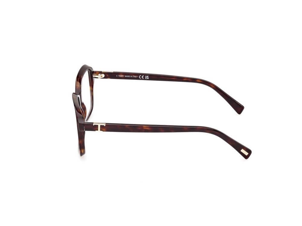 Occhiali da vista Tod's TO5306 (052) colore marrone scuro lucido forma rettangolare 