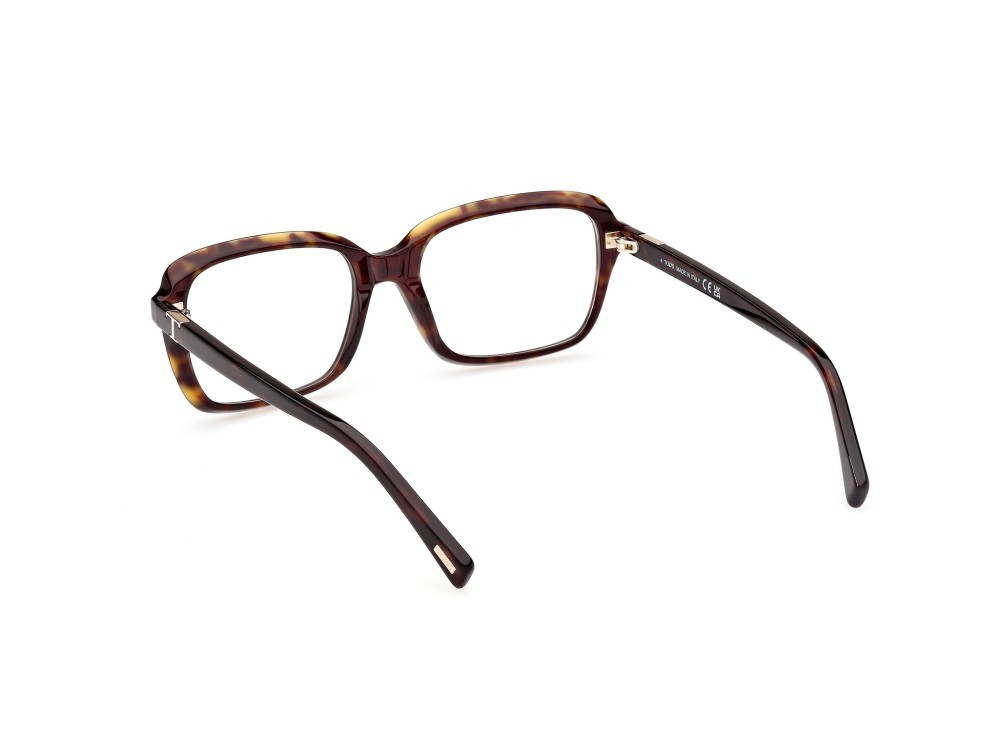 Occhiali da vista Tod's TO5306 (052) colore marrone scuro lucido forma rettangolare 