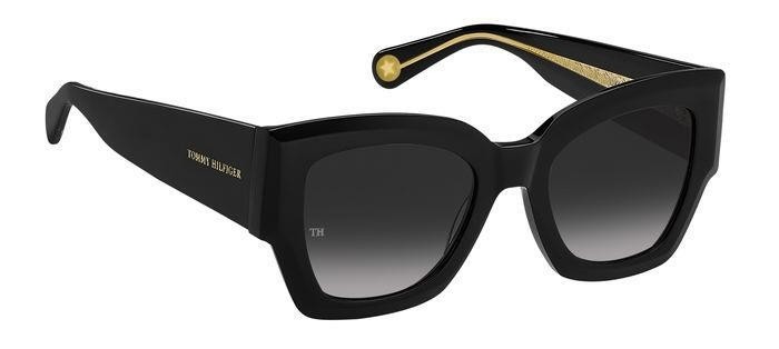Sunglasses Tommy Hilfiger TH 1862/S 204387 (807 9O) color black shape square 