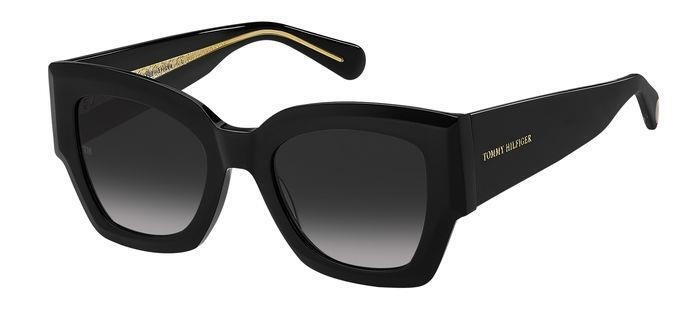 Sunglasses Tommy Hilfiger TH 1862/S 204387 (807 9O) color black shape square 