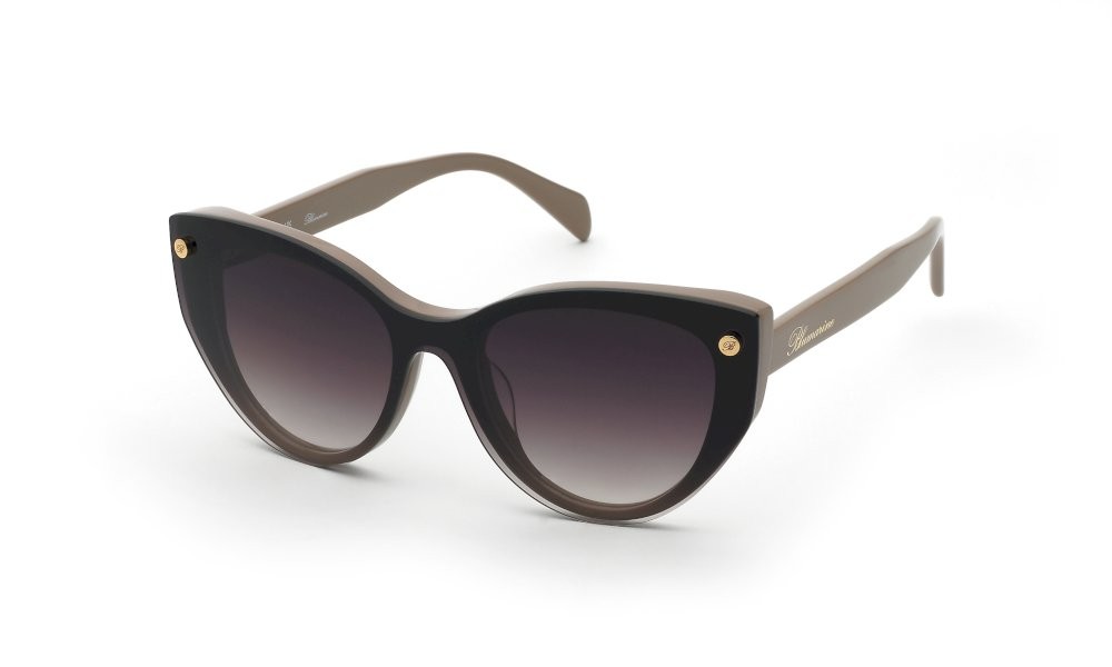 Occhiali da vista Blumarine UBM882 (06K6) colore beige pieno lucido lenti brown gradient brown