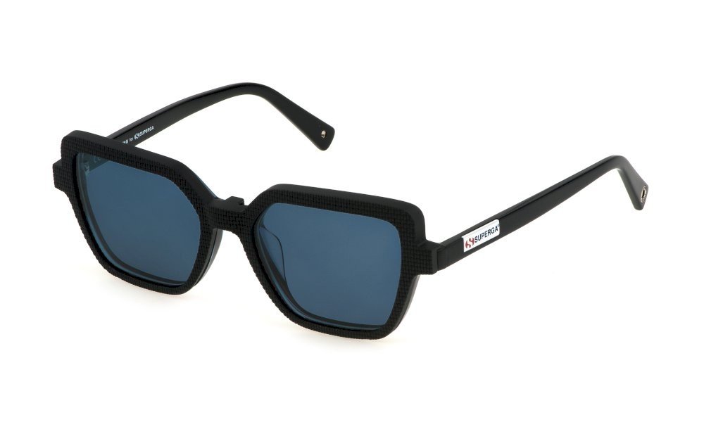 Brillen Sting UST497 (N91P) + clip-on farbe azzurro sfumato blu scuro lucido gläser blue