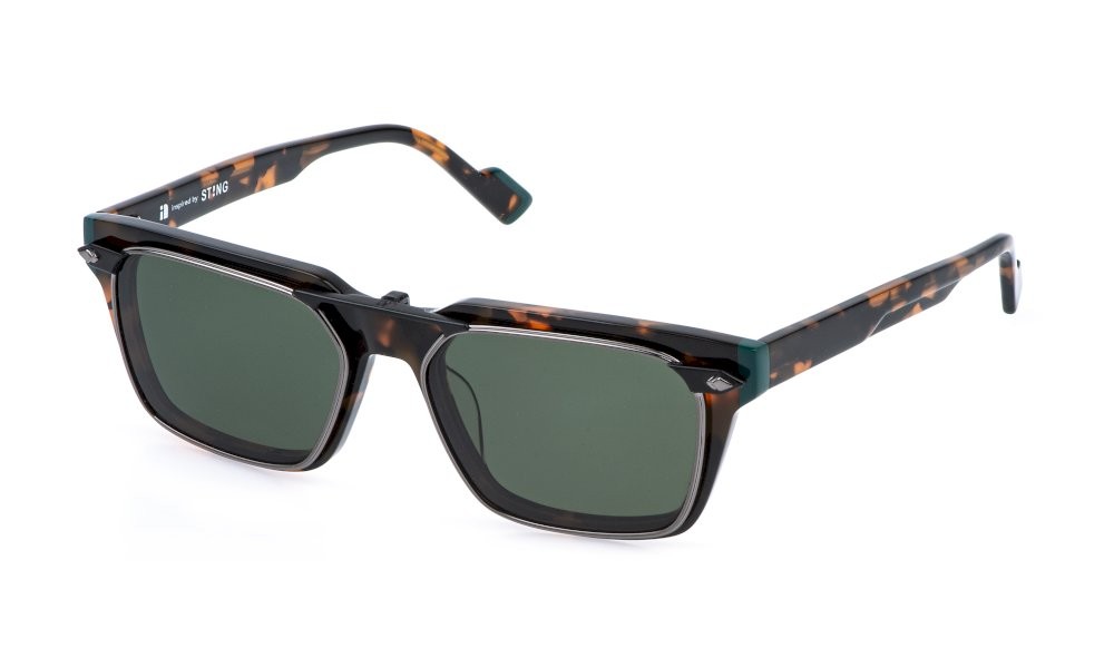 Occhiali da vista Sting UST547 (829P) colore avana lenti green