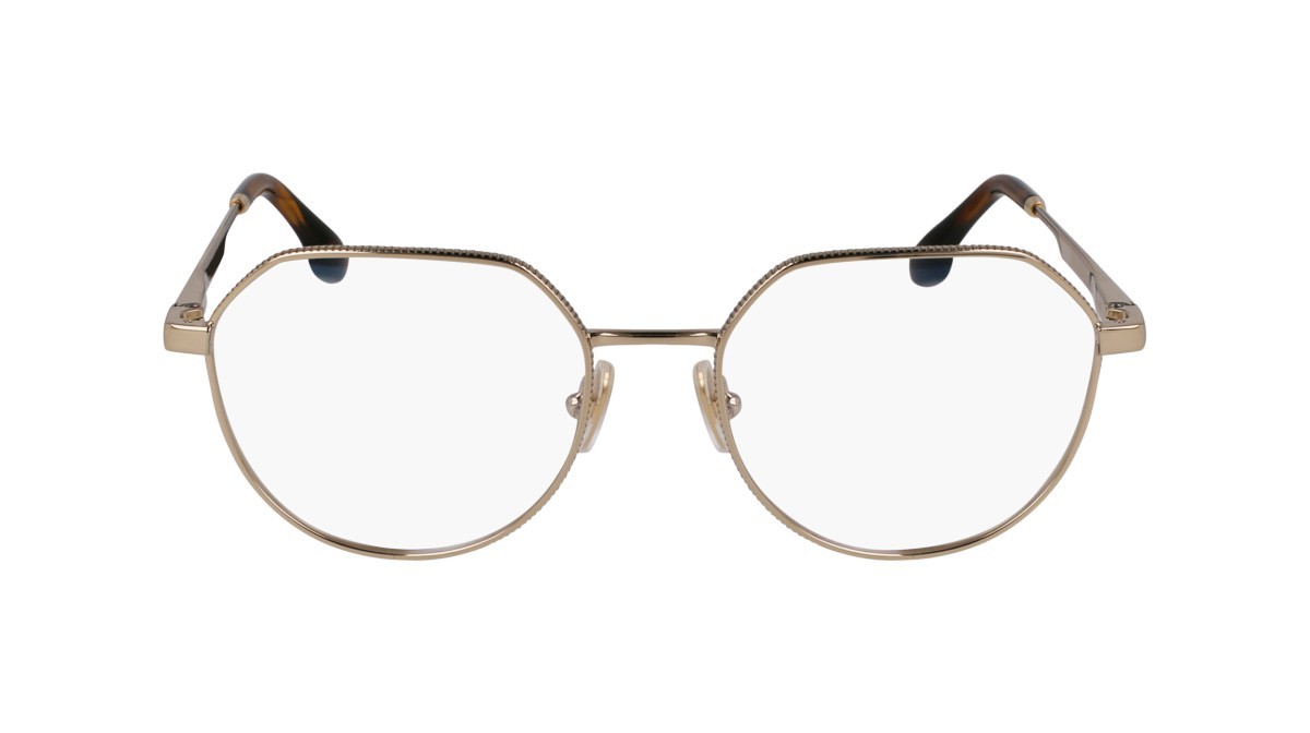 Brillen Victoria Beckham VB2135 (714) farbe gold form oval gläser color 1