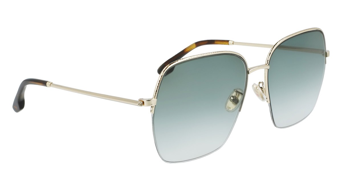 Sonnenbrillen Victoria Beckham VB214SA (700) farbe gold/khaki form aviator 