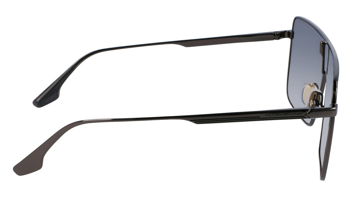Sonnenbrillen Victoria Beckham VB238S (041) farbe gun/midnight blue form maske gläser solid bluish grey