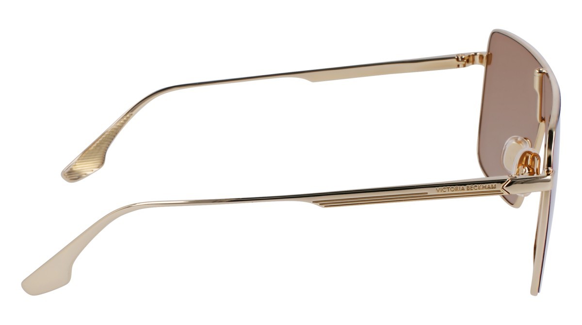 Sonnenbrillen Victoria Beckham VB238S (723) farbe gold/caramel form maske gläser solid caramel