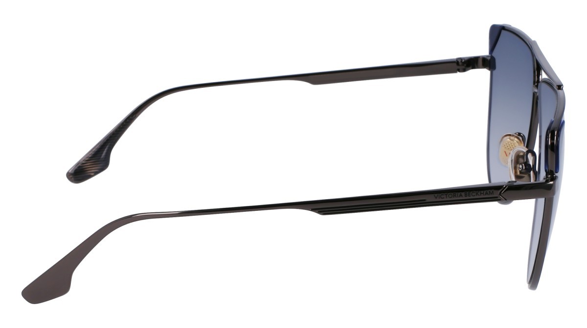 Sonnenbrillen Victoria Beckham VB239S (319) farbe striped blue form pantos gläser blu grad mirror