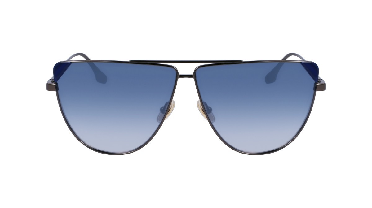 Sonnenbrillen Victoria Beckham VB239S (319) farbe striped blue form pantos gläser blu grad mirror