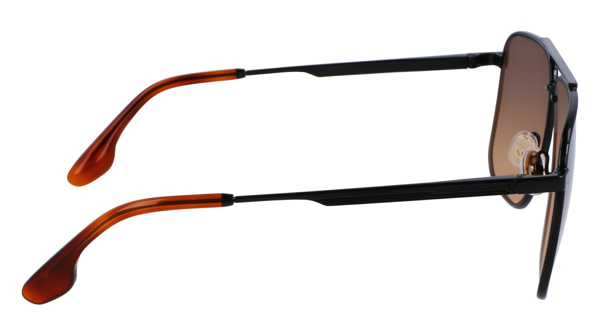 Sonnenbrillen Victoria Beckham VB240S (001) farbe black form navigator gläser gradient brown/orange