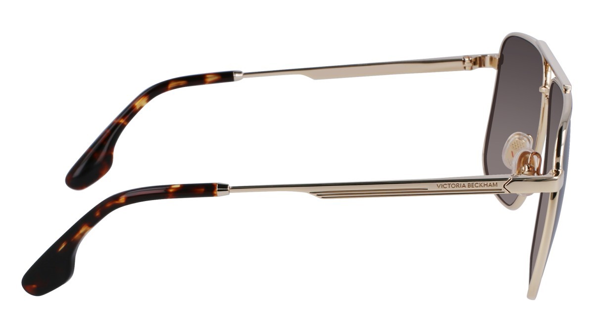 Sonnenbrillen Victoria Beckham VB240S (702) farbe gold/brown gradient form navigator gläser gradient brown