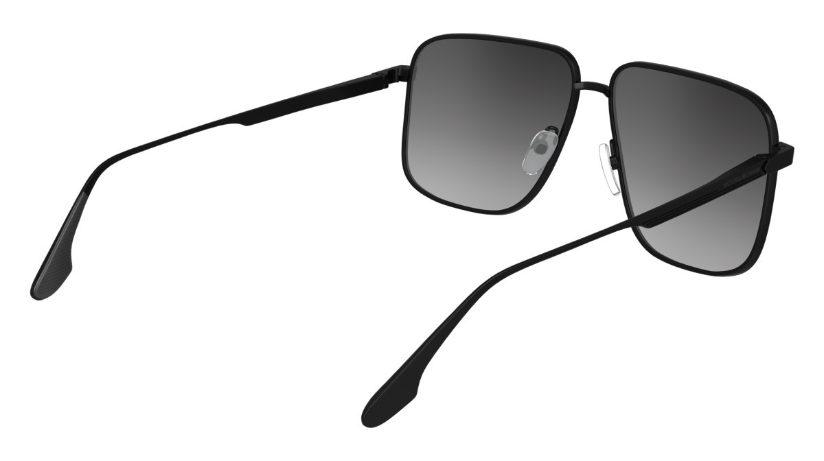 Sonnenbrillen Victoria Beckham VB243S (002) farbe matte black form navigator gläser gradient grey