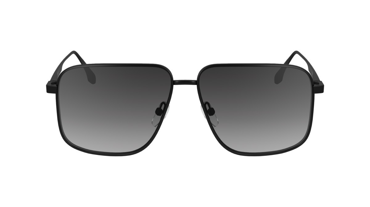 Sonnenbrillen Victoria Beckham VB243S (002) farbe matte black form navigator gläser gradient grey