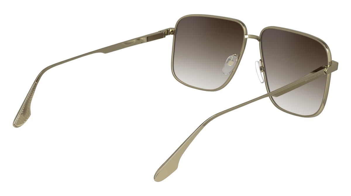 Sonnenbrillen Victoria Beckham VB243S (702) farbe gold/brown gradient form navigator gläser gradient brown