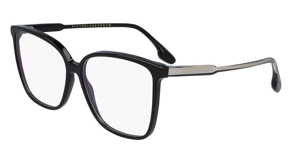 Brillen Victoria Beckham VB2603 (001) farbe black form rechteckig gläser demo lens