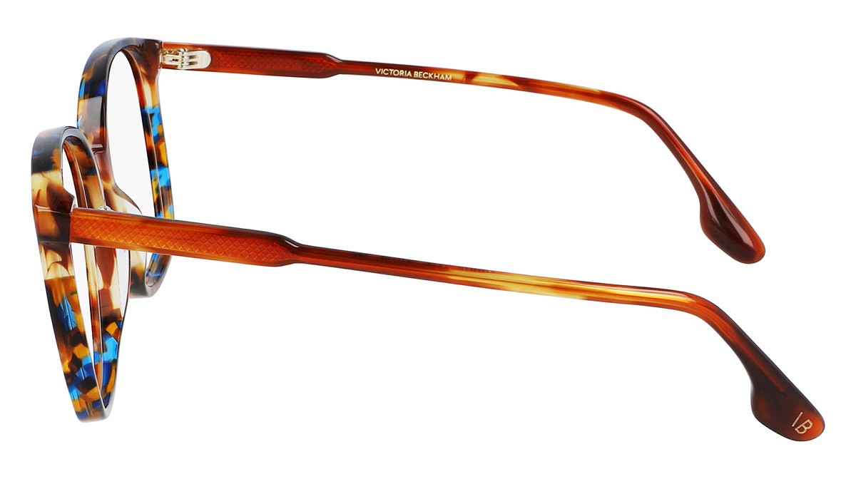 Brillen Victoria Beckham VB2615 (212) farbe chocolate smoke/havana blue form rechteckig 