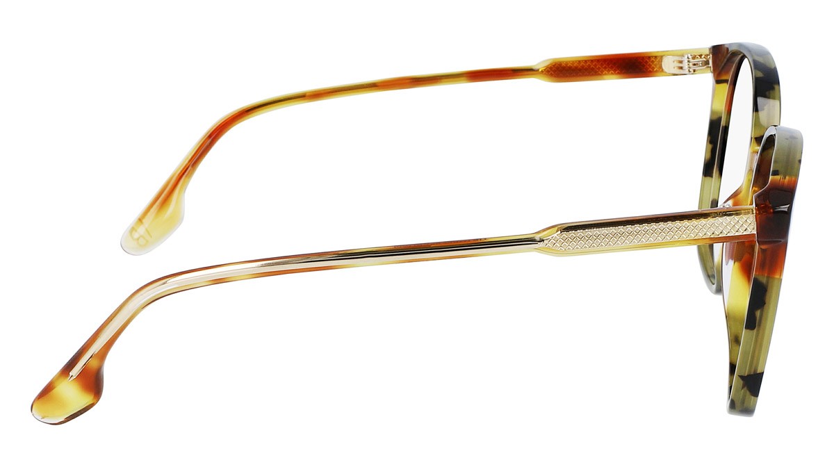 Eyeglasses Victoria Beckham VB2615 (225) color blonde havana/green havana shape rectangle 