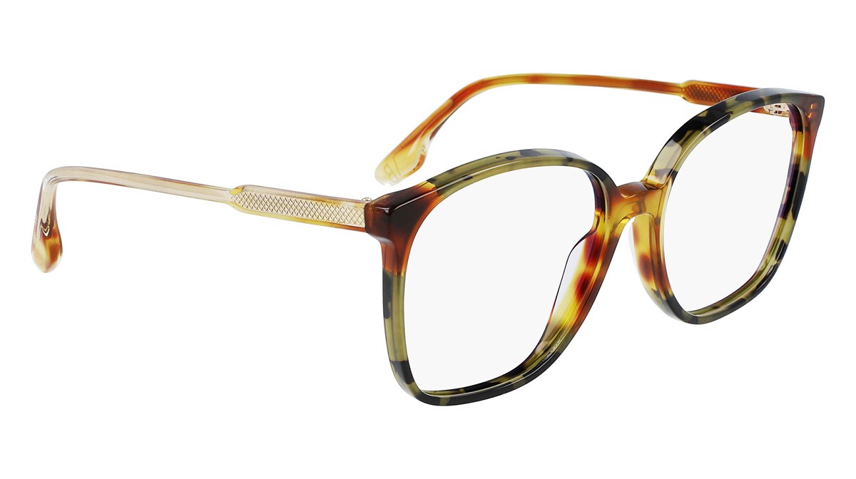 Eyeglasses Victoria Beckham VB2615 (225) color blonde havana/green havana shape rectangle 