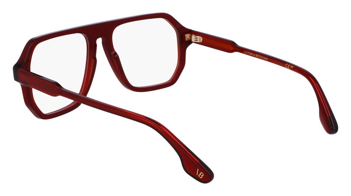 Brillen Victoria Beckham VB2654 (610) farbe red form navigator gläser demo clear