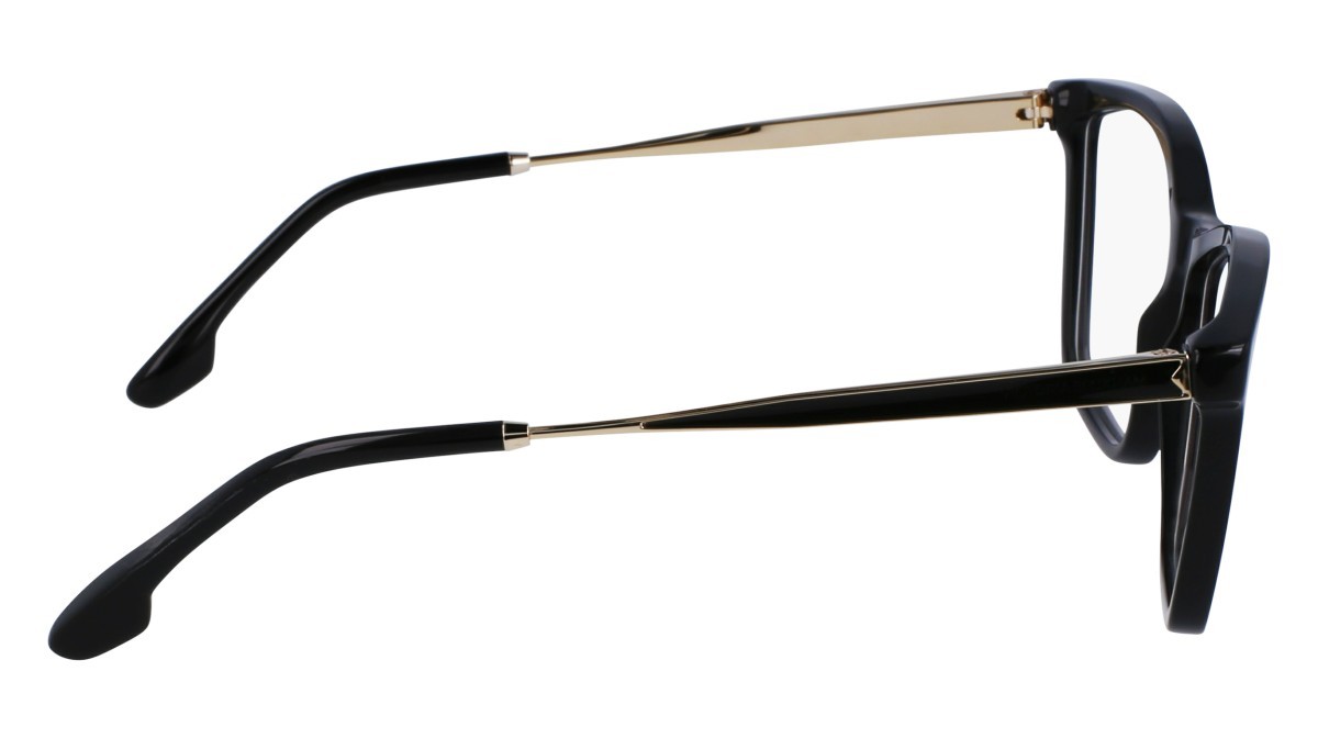 Brillen Victoria Beckham VB2656 (001) farbe black form rechteckig gläser demo clear