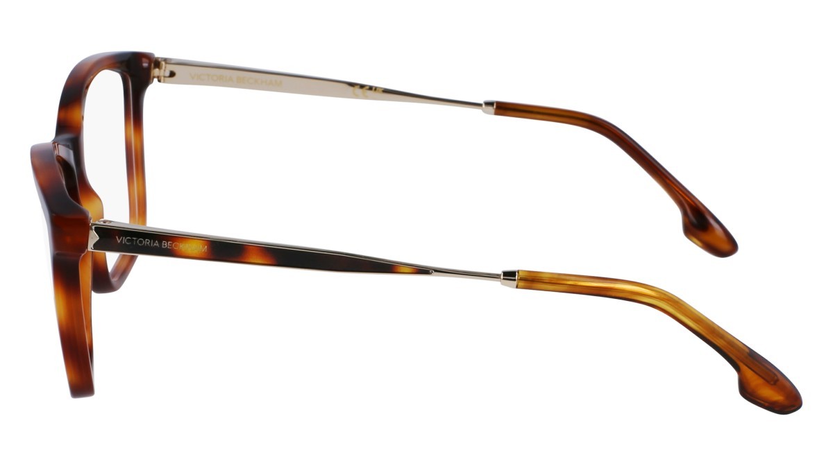 Brillen Victoria Beckham VB2656 (215) farbe tortoise form rechteckig gläser demo clear