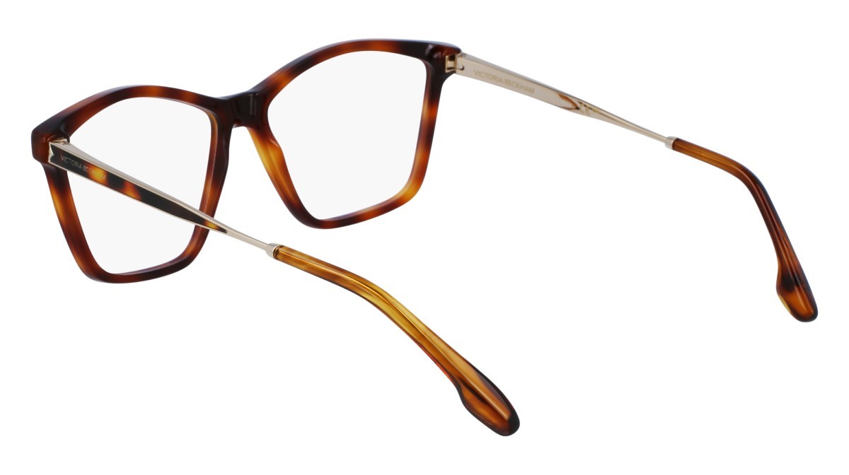 Brillen Victoria Beckham VB2656 (215) farbe tortoise form rechteckig gläser demo clear