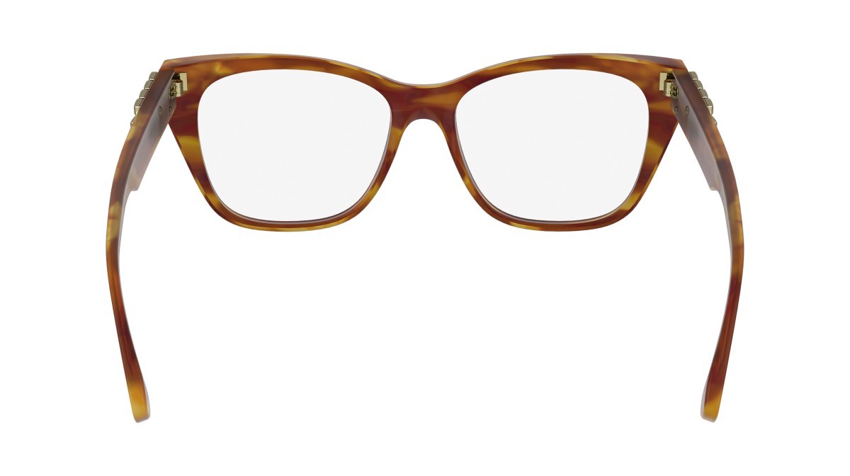 Brillen Victoria Beckham VB2662 (223) farbe striped blonde havana form rechteckig 