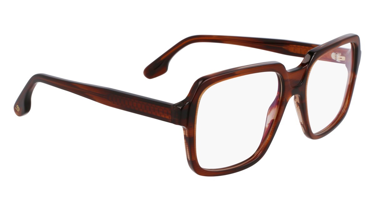 Brillen Victoria Beckham VB2668 (227) farbe brown horn form rechteckig 