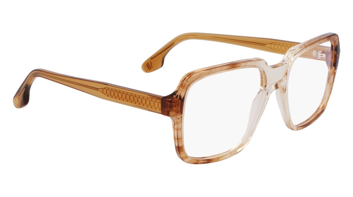 Brillen Victoria Beckham VB2668 (233) farbe vintage shaded brown form rechteckig 