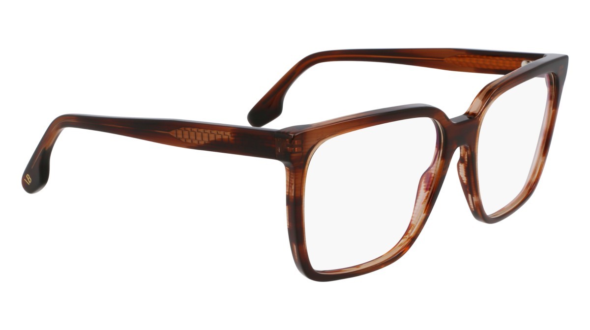 Brillen Victoria Beckham VB2669 (227) farbe brown horn form rechteckig gläser color 2