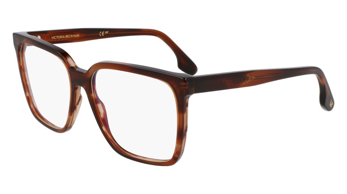 Brillen Victoria Beckham VB2669 (227) farbe brown horn form rechteckig gläser color 2