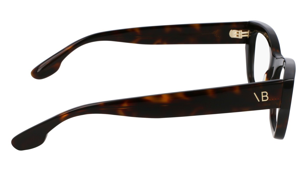 Brillen Victoria Beckham VB2675 (234) farbe dark havana form rechteckig gläser recycled demo lens w/ar blue on the front