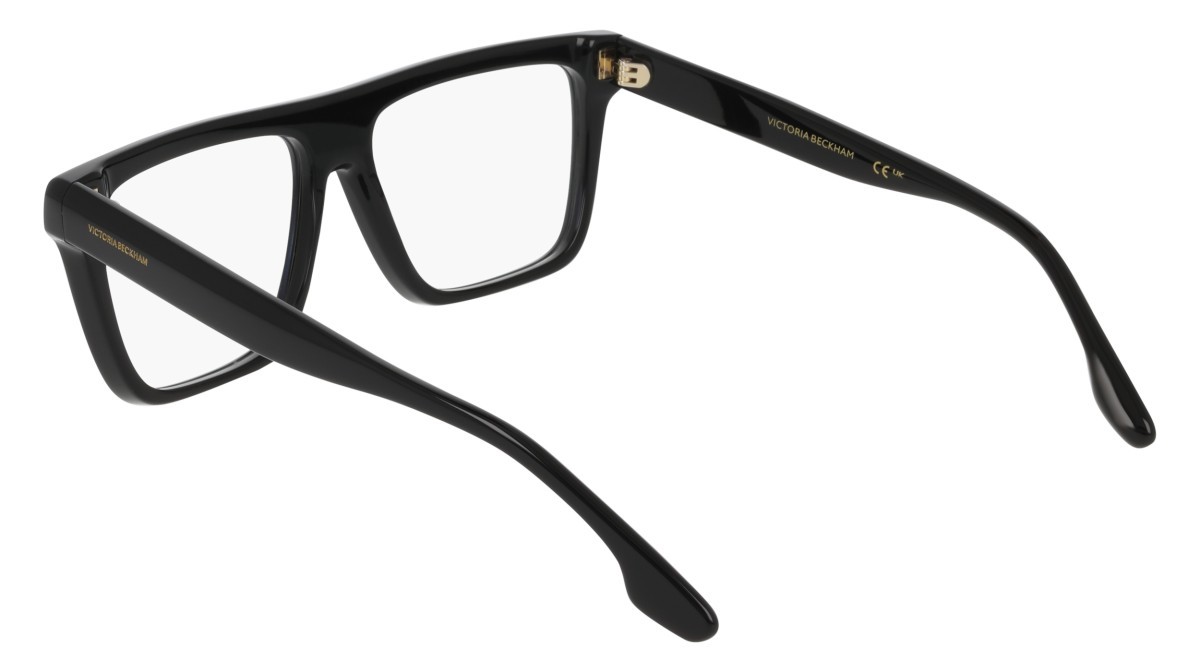 Brillen Victoria Beckham VB2678 (001) farbe black form rechteckig gläser recycled demo lens w/ar blue on the front