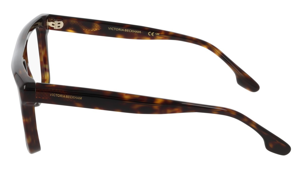 Brillen Victoria Beckham VB2678 (234) farbe dark havana form rechteckig gläser recycled demo lens w/ar blue on the front