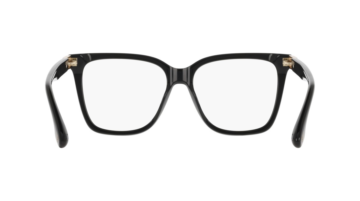 Brillen Victoria Beckham VB2680 (001) farbe black form quadratisch gläser recycled demo lens w/ar blue on the front