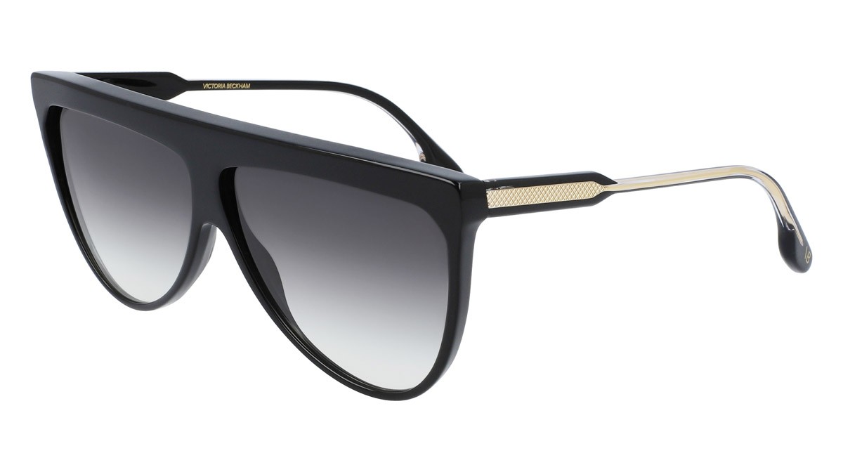 Sonnenbrillen Victoria Beckham VB619S (001) farbe black form rechteckig 