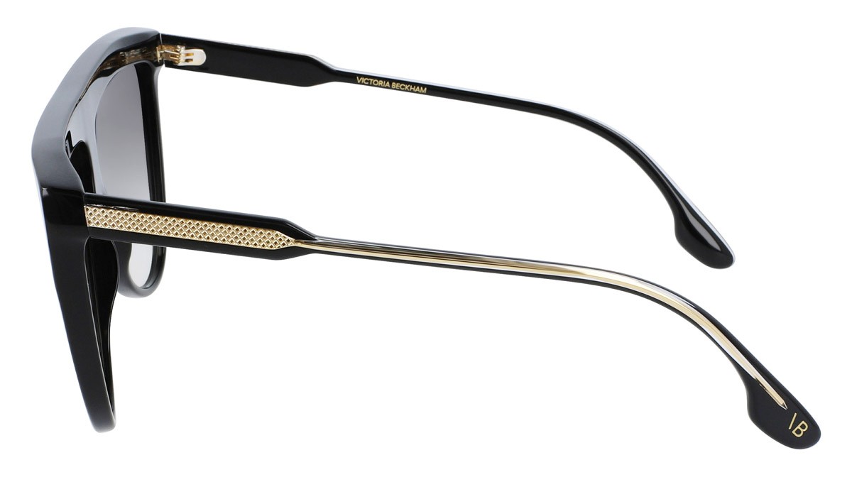 Sonnenbrillen Victoria Beckham VB619S (001) farbe black form rechteckig 