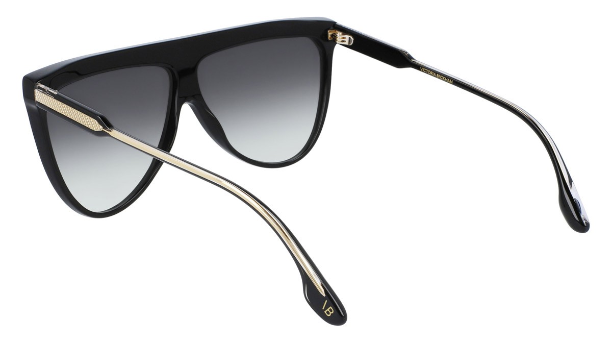 Sonnenbrillen Victoria Beckham VB619S (001) farbe black form rechteckig 