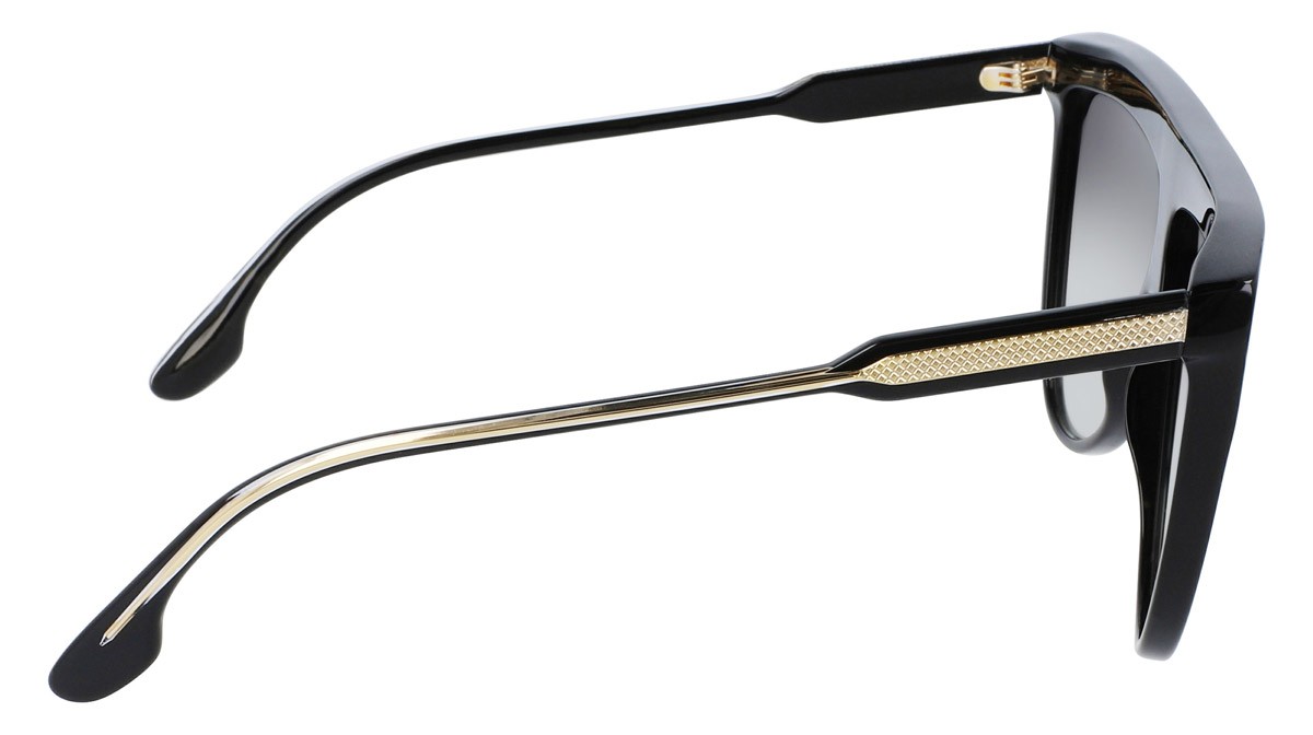 Sonnenbrillen Victoria Beckham VB619S (001) farbe black form rechteckig 