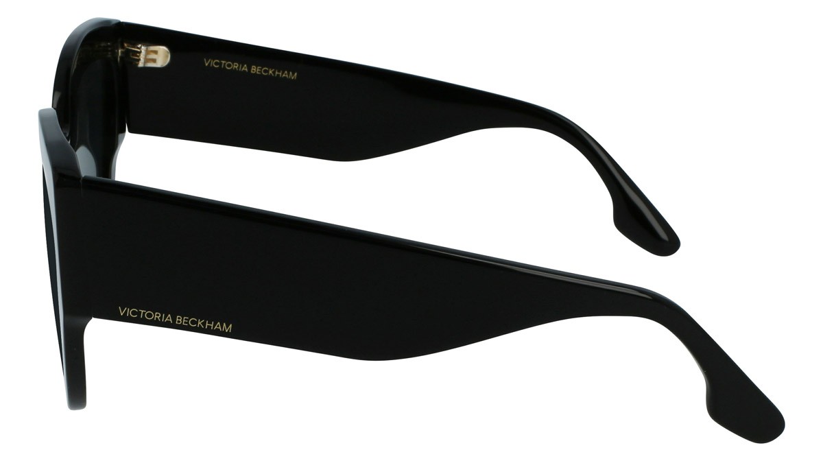 Sunglasses Victoria Beckham VB628S (001) color black shape cat eye lenses solid grey