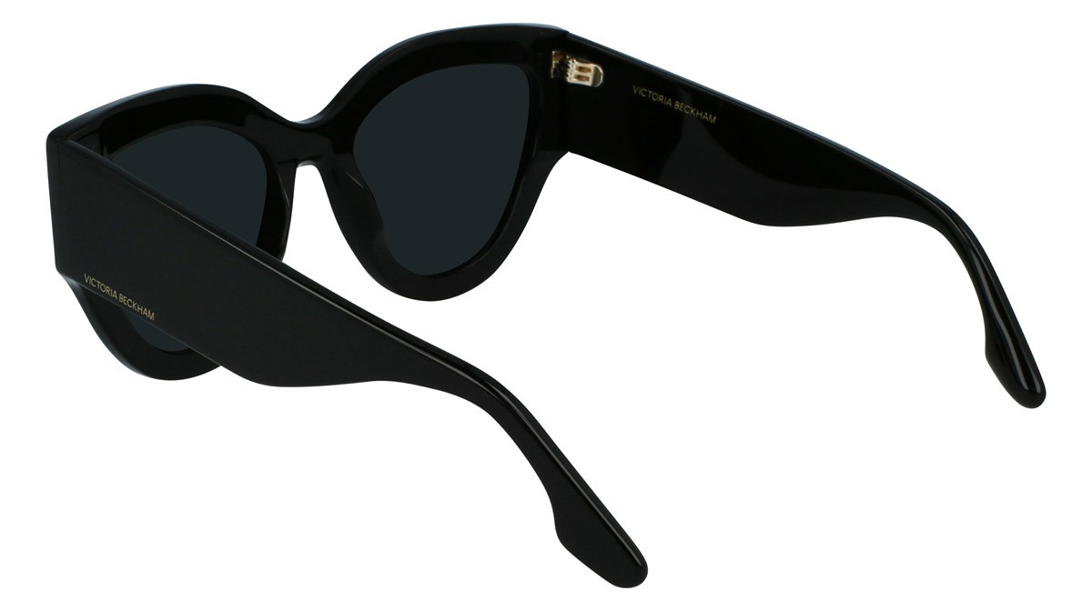 Sunglasses Victoria Beckham VB628S (001) color black shape cat eye lenses solid grey