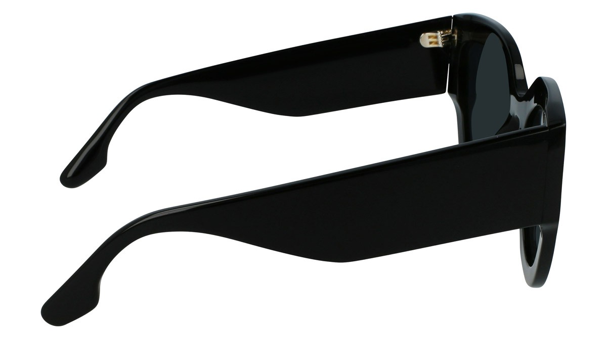 Sunglasses Victoria Beckham VB628S (001) color black shape cat eye lenses solid grey