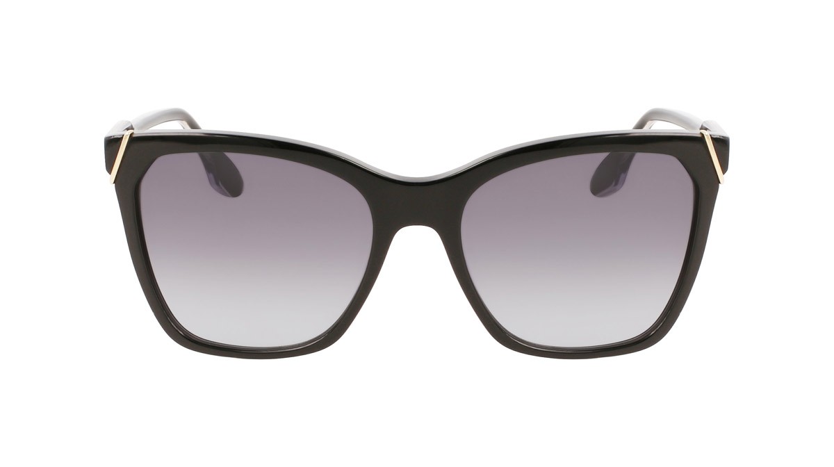 Sunglasses Victoria Beckham VB640S (001) color black shape rectangle 