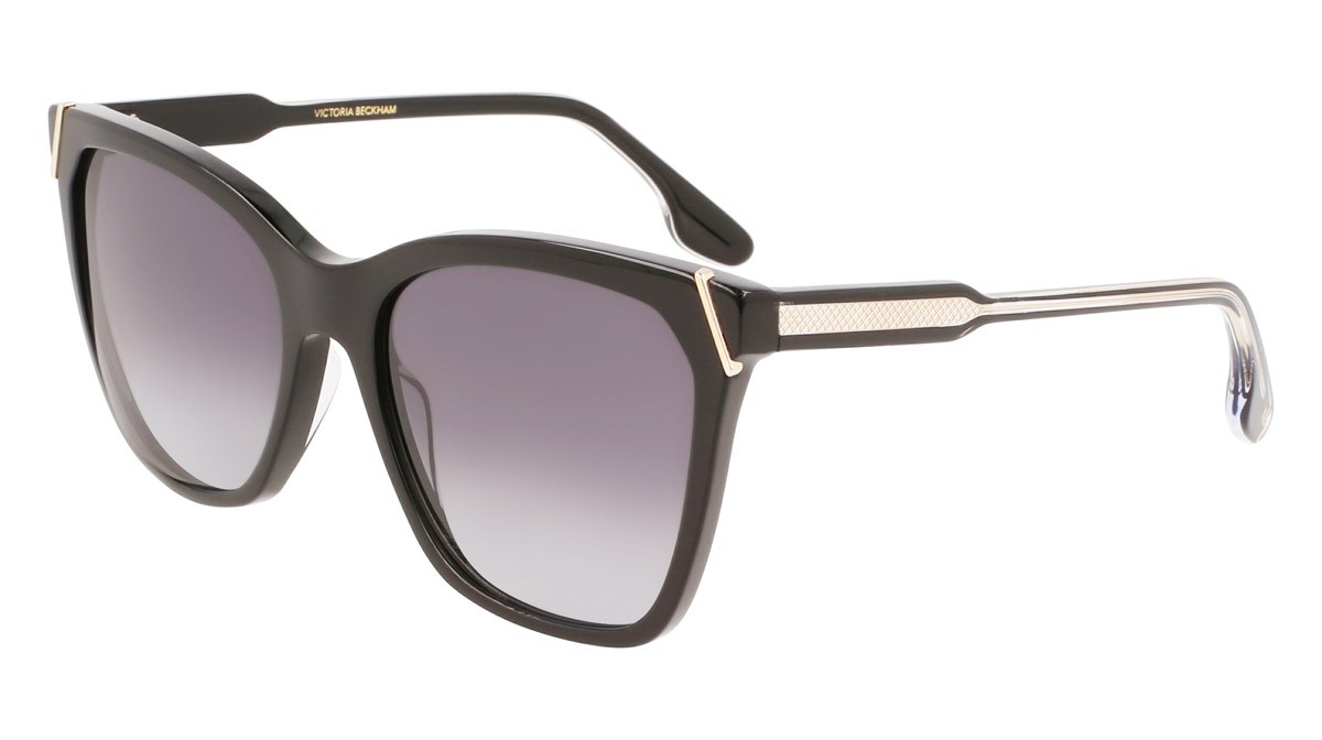 Sunglasses Victoria Beckham VB640S (001) color black shape rectangle 