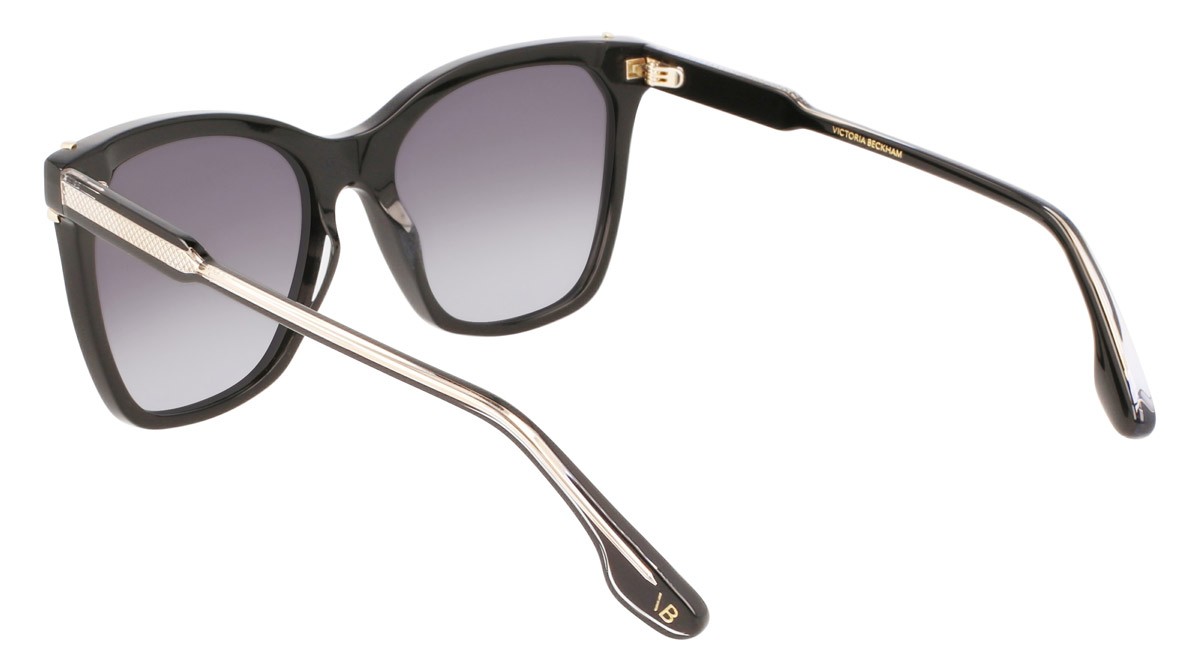 Sunglasses Victoria Beckham VB640S (001) color black shape rectangle 
