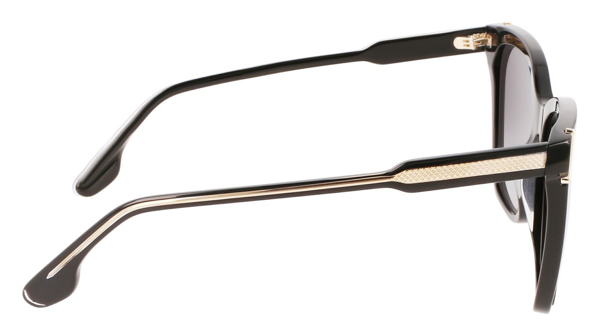 Sunglasses Victoria Beckham VB640S (001) color black shape rectangle 