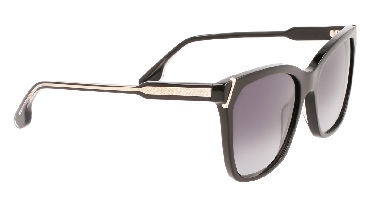 Sunglasses Victoria Beckham VB640S (001) color black shape rectangle 