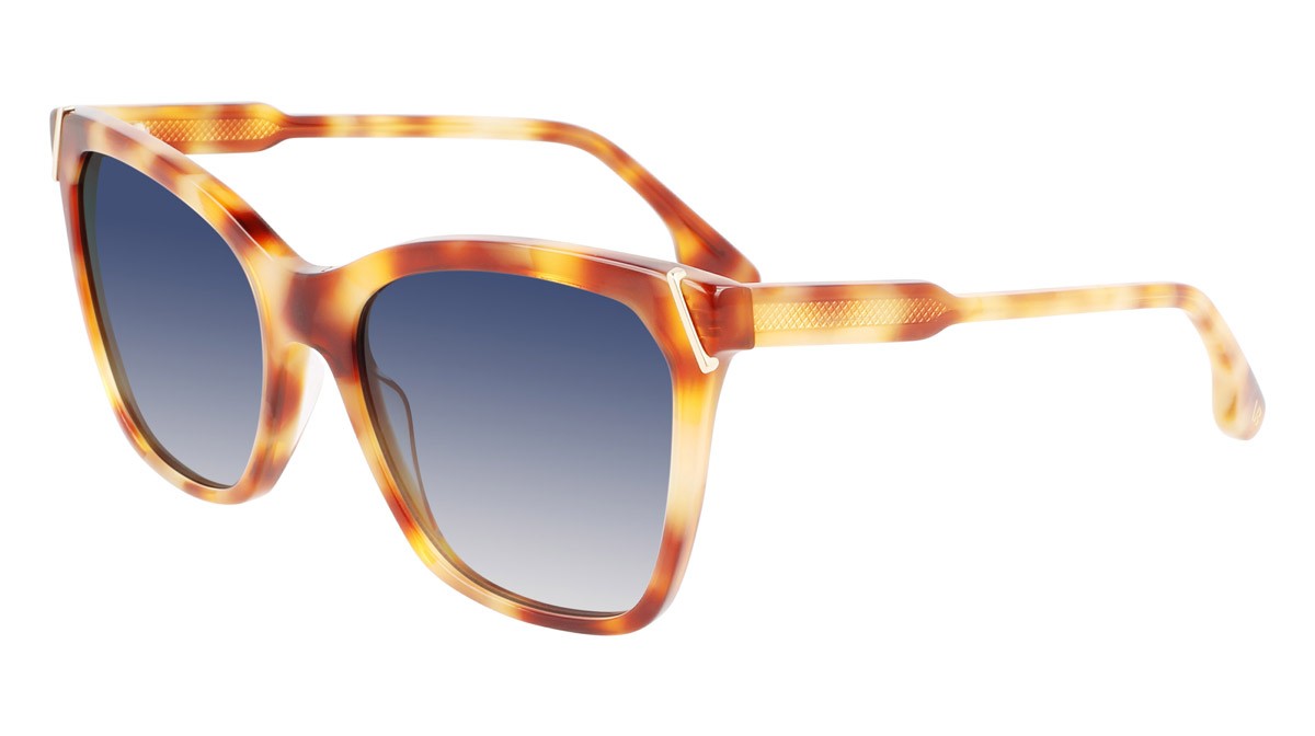 Sonnenbrillen Victoria Beckham VB640S (238) farbe amber tortoise form rechteckig 