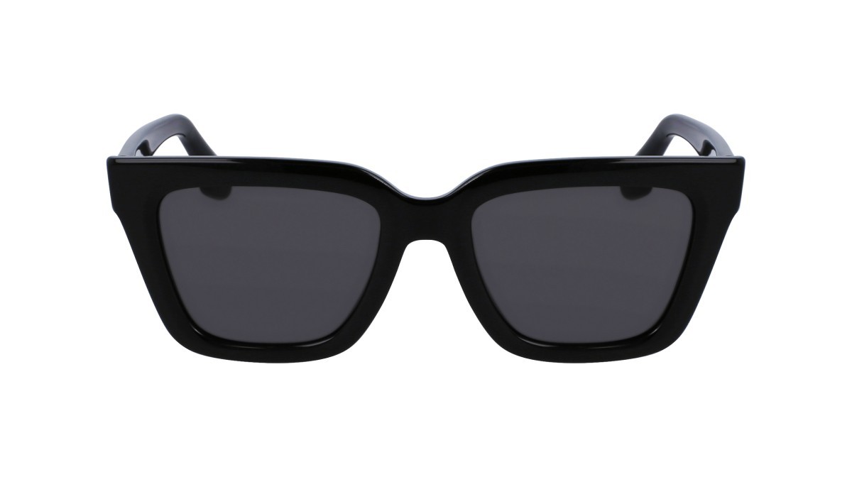Sonnenbrillen Victoria Beckham VB644S (001) farbe black form rechteckig gläser solid grey