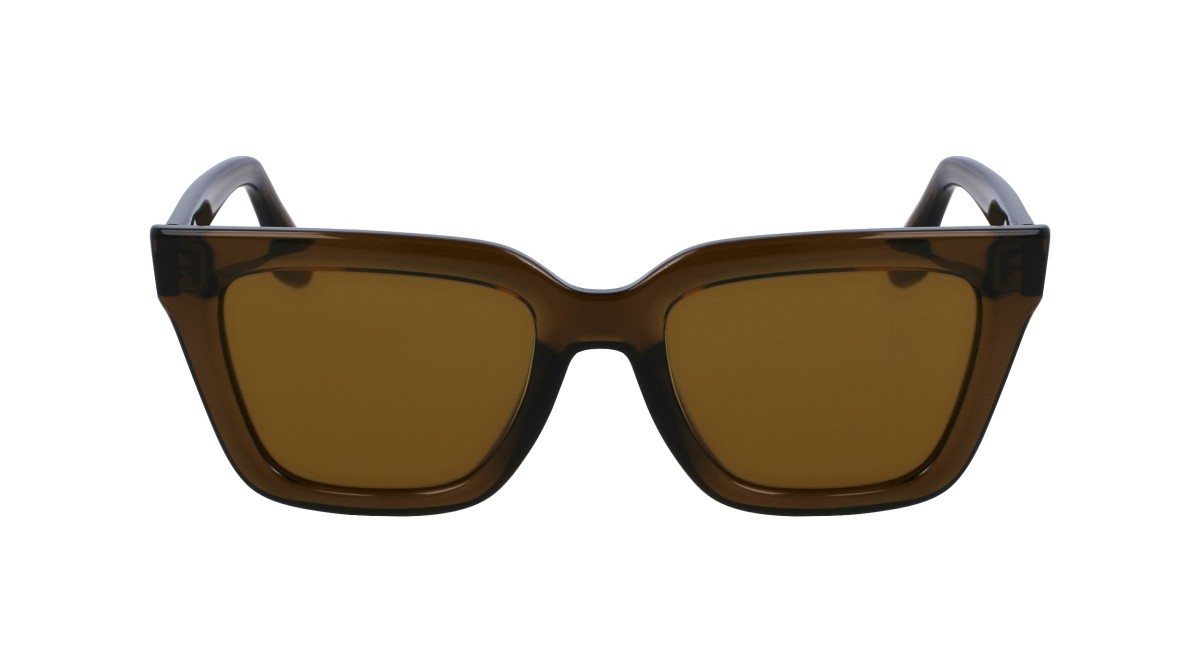 Sonnenbrillen Victoria Beckham VB644S (316) farbe khaki form rechteckig gläser solid khaki